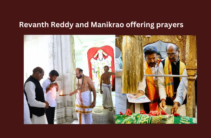 Revanth Reddy offered prayers at Birla Mandir