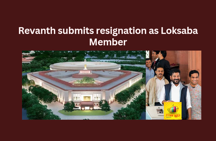 Revanth submits resignation as Loksaba Member