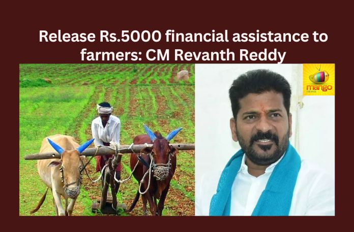 Release Rs.5000 financial assistance to farmers: CM Revanth Reddy