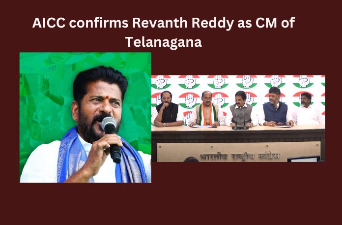 Revanth Reddy named as Chief Minister of Telangana