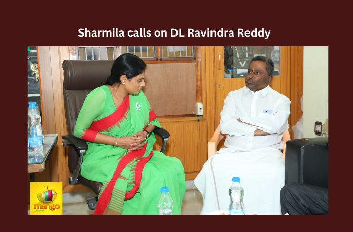 Sharmila calls on DL Ravindra Reddy