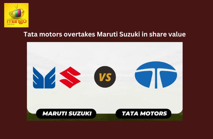 Tata motors overtakes Maruti Suzuki in share value