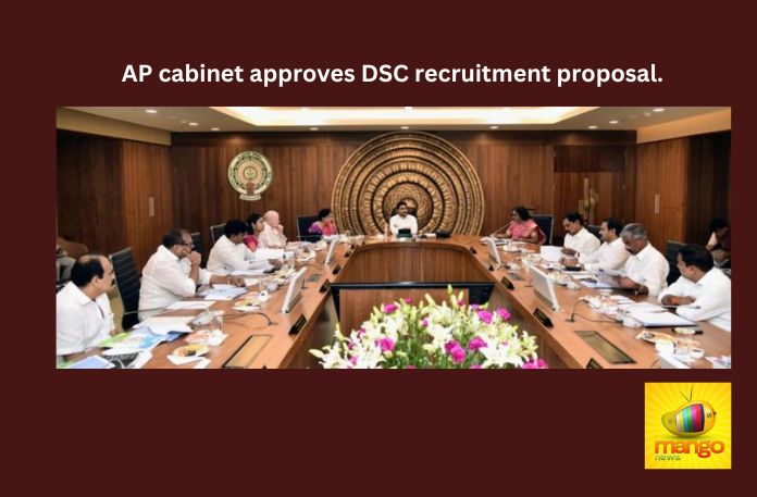 AP cabinet approves DSC recruitment proposal.