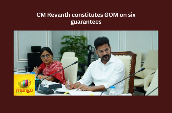 CM Revanth constitutes GOM on six guarantees