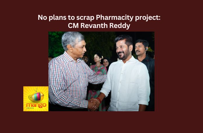 No plans to scrap Pharma City project: CM Revanth Reddy