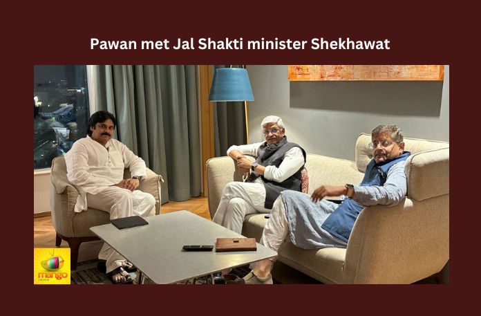 Pawan met Jal Shakti minister Shekhawat