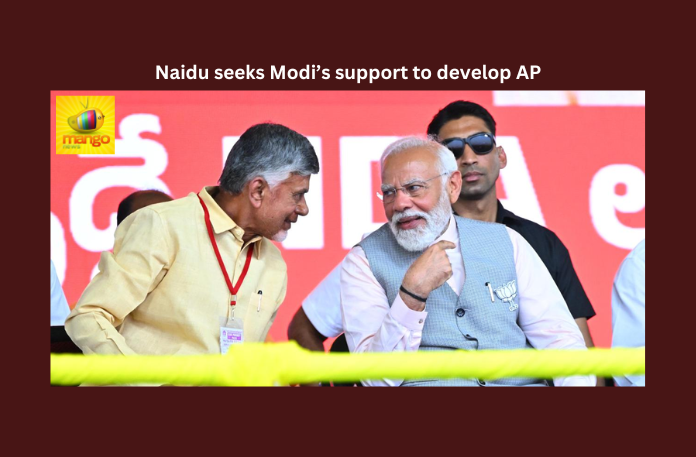 Naidu seeks Modi’s support to develop AP