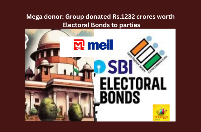 ‘Megha’ donor: Group donated  Rs.1232 crores worth Electoral Bonds to parties