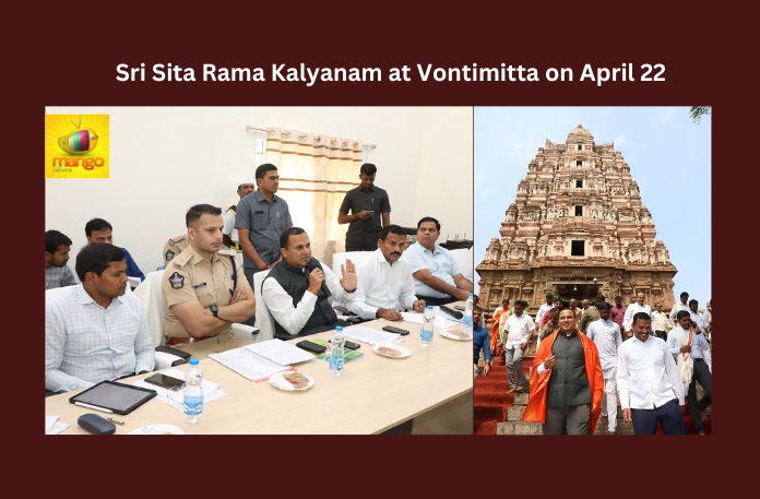 Sri Sita Rama Kalyanam at Vontimitta on April 22