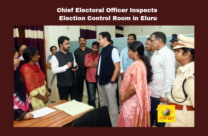 Chief Electoral Officer Inspects Election Control Room in Eluru