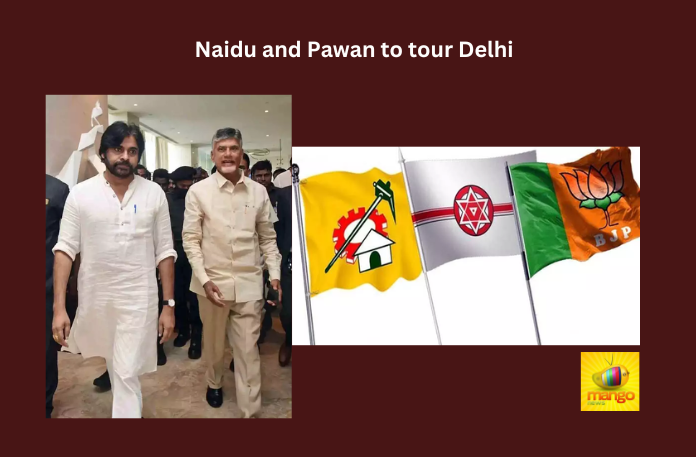 Naidu and Pawan to tour Delhi: 
