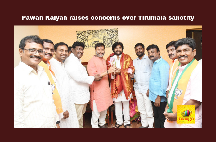 Pawan Kalyan raises concerns over Tirumala sanctity