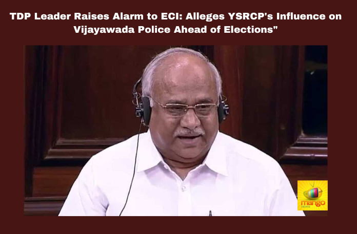 TDP Leader Raises Alarm to ECI: Alleges YSRCP’s Influence on Vijayawada Police Ahead of Elections”