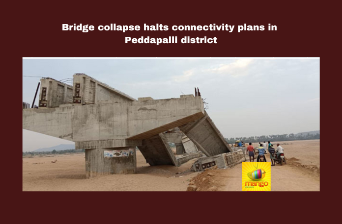 Bridge collapse halts connectivity plans in Peddapalli district